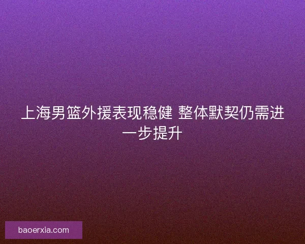 上海男篮外援表现稳健 整体默契仍需进一步提升